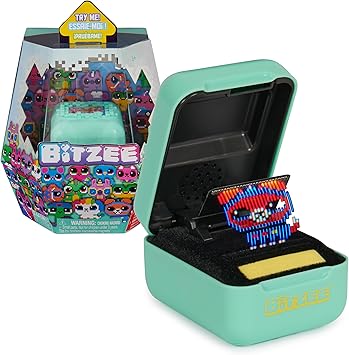 BIZTEE MINT - JUGUETE MASCOTA INTERACTIVA DIGITAL - JUEGO INTERACTIVO CON 15 ANIMALES EN SU INTERIOR - Mascotas Virtuales y Electrónicas que Reaccionan al Tacto - 6071269 - Juguetes Niños 5 Años +